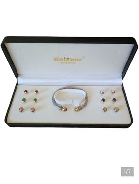 Relaxor Holistic magnetic biofashion therapy bracelet set